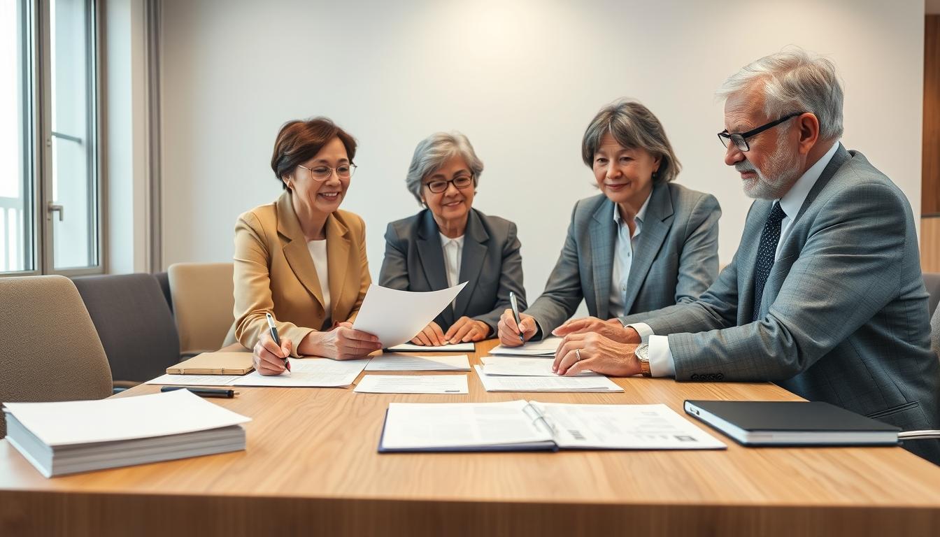 Real estate ownership transfer documents and closing confirmation